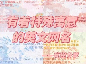 欧美私人情侣网名大全英文,英文情侣网名：甜蜜浪漫的欧美风，给你独特的二人世界