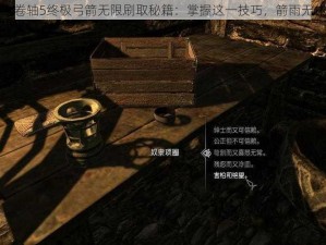 上古卷轴5终极弓箭无限刷取秘籍：掌握这一技巧，箭雨无休止