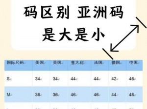 亚洲码和欧洲码的区别是什么？教你如何正确选择适合自己的尺码