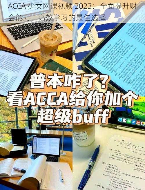 ACCA 少女网课视频 2023：全面提升财会能力，高效学习的最佳选择