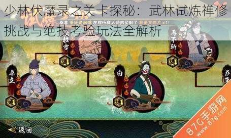 少林伏魔录之关卡探秘：武林试炼禅修挑战与绝技考验玩法全解析