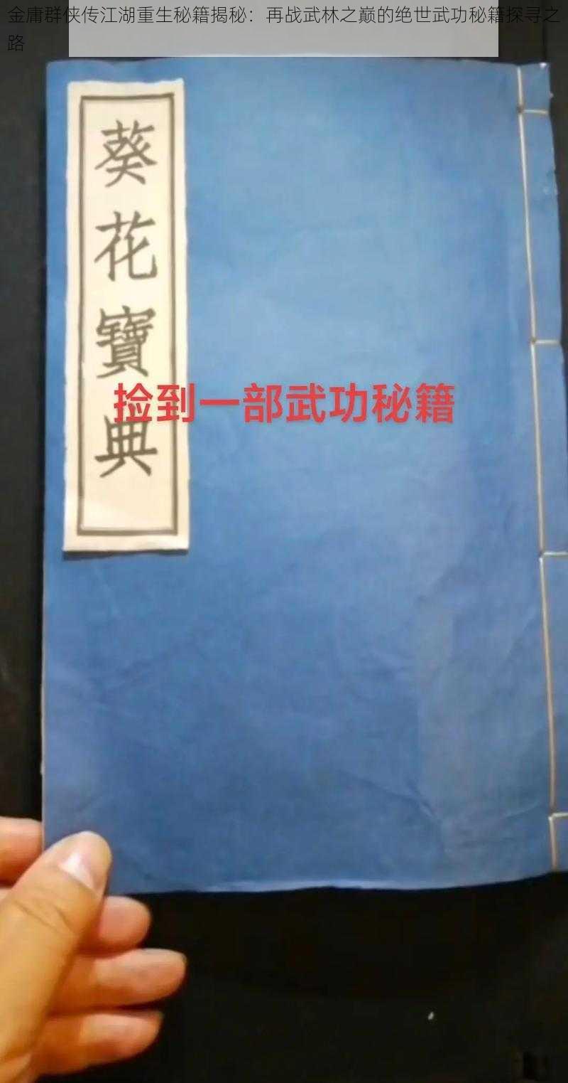 金庸群侠传江湖重生秘籍揭秘：再战武林之巅的绝世武功秘籍探寻之路