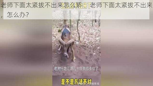 老师下面太紧拔不出来怎么矫 ：老师下面太紧拔不出来，怎么办？