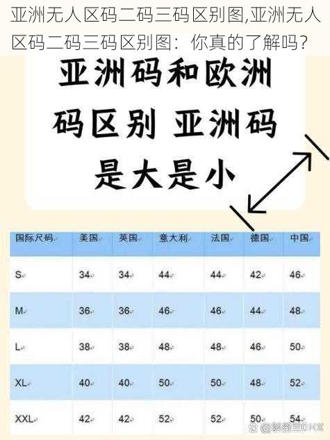 亚洲无人区码二码三码区别图,亚洲无人区码二码三码区别图：你真的了解吗？