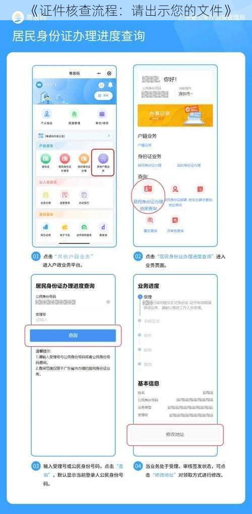 《证件核查流程：请出示您的文件》