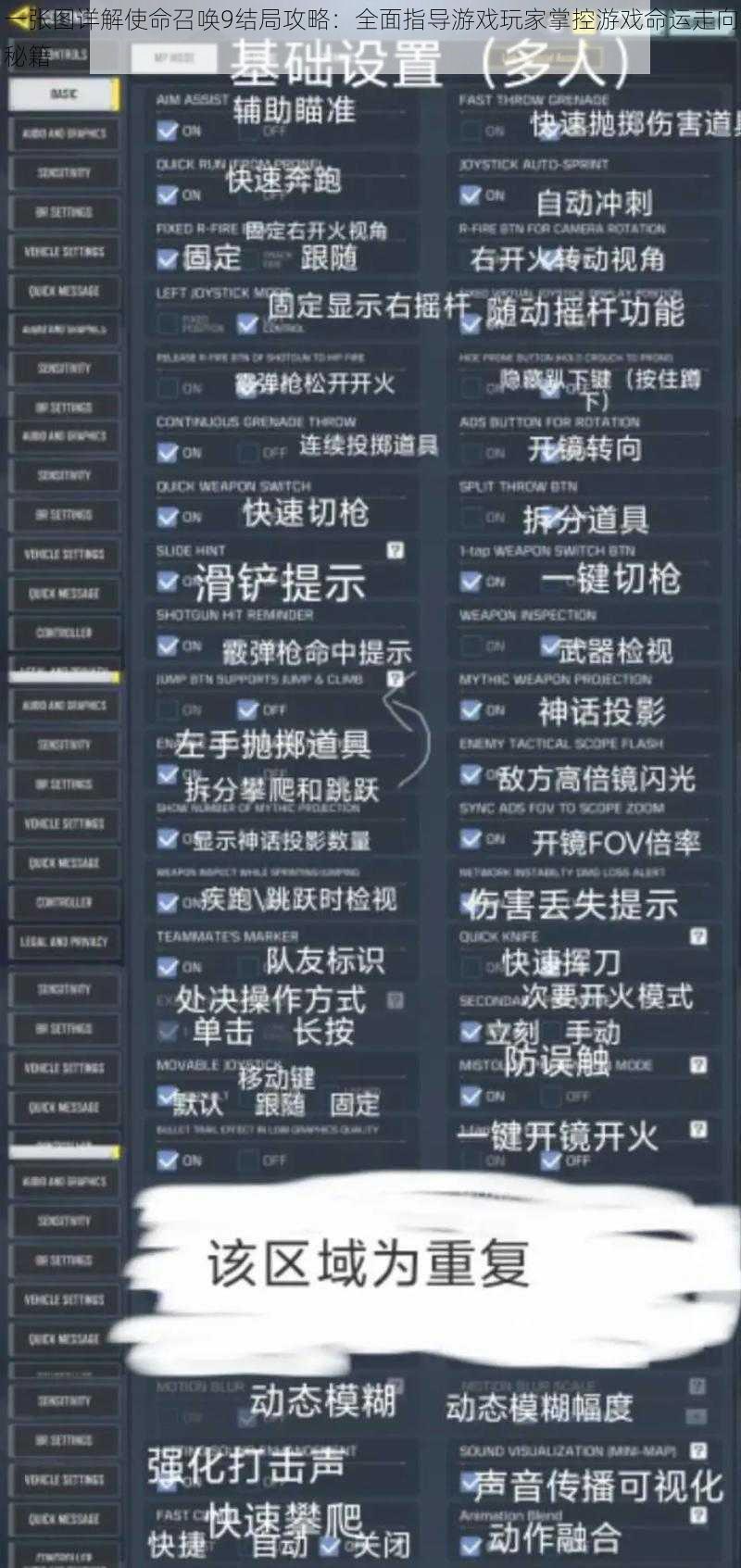 一张图详解使命召唤9结局攻略：全面指导游戏玩家掌控游戏命运走向秘籍