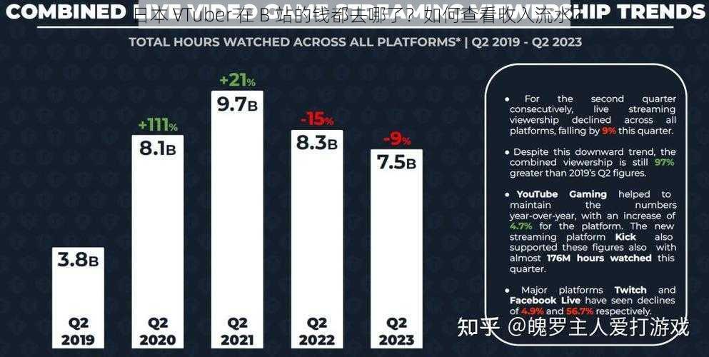日本 VTuber 在 B 站的钱都去哪了？如何查看收入流水？