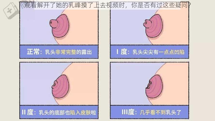 观看解开了她的乳峰摸了上去视频时，你是否有过这些疑问？