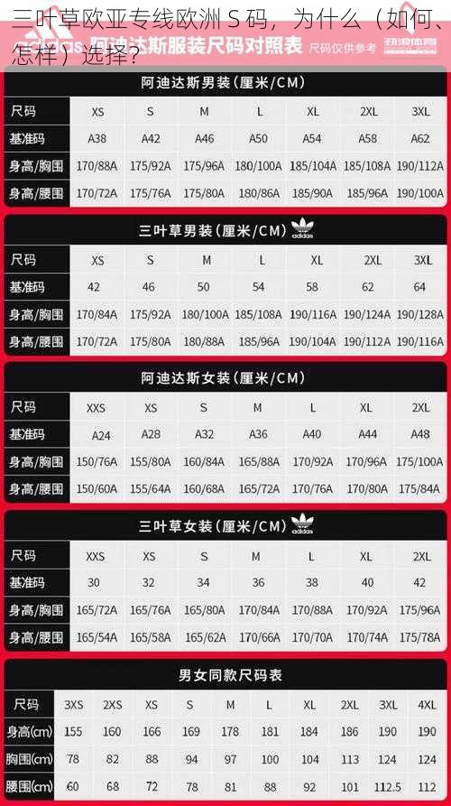 三叶草欧亚专线欧洲 S 码，为什么（如何、怎样）选择？