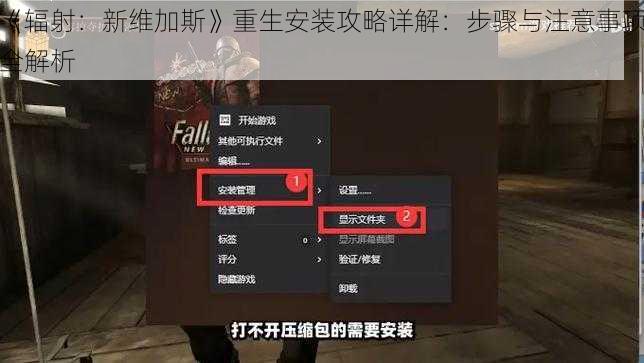 《辐射：新维加斯》重生安装攻略详解：步骤与注意事项全解析