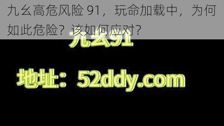 九幺高危风险 91，玩命加载中，为何如此危险？该如何应对？